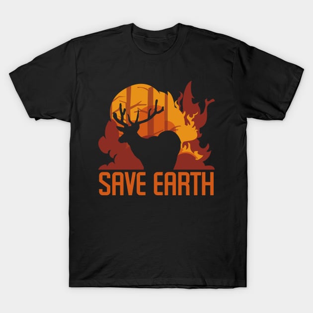 Save Earth, Rescue Animals for men women dad mom Premium T-Shirt T-Shirt by JDaneStore